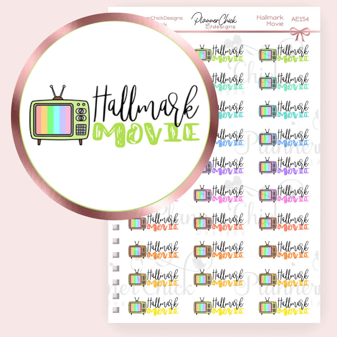 Hallmark Movie Planner Stickers