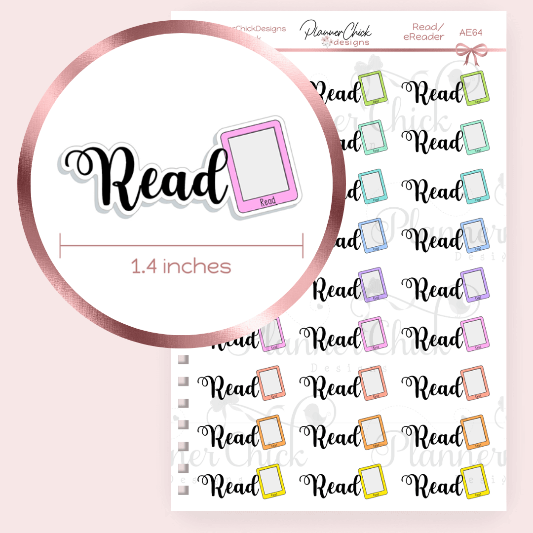 Read/eReader Planner Stickers