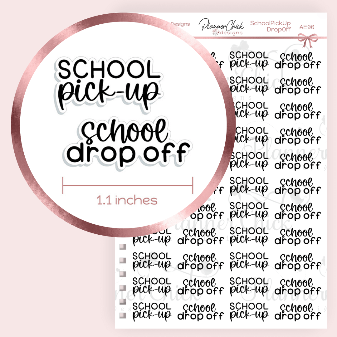 School Pick Up/Drop Off