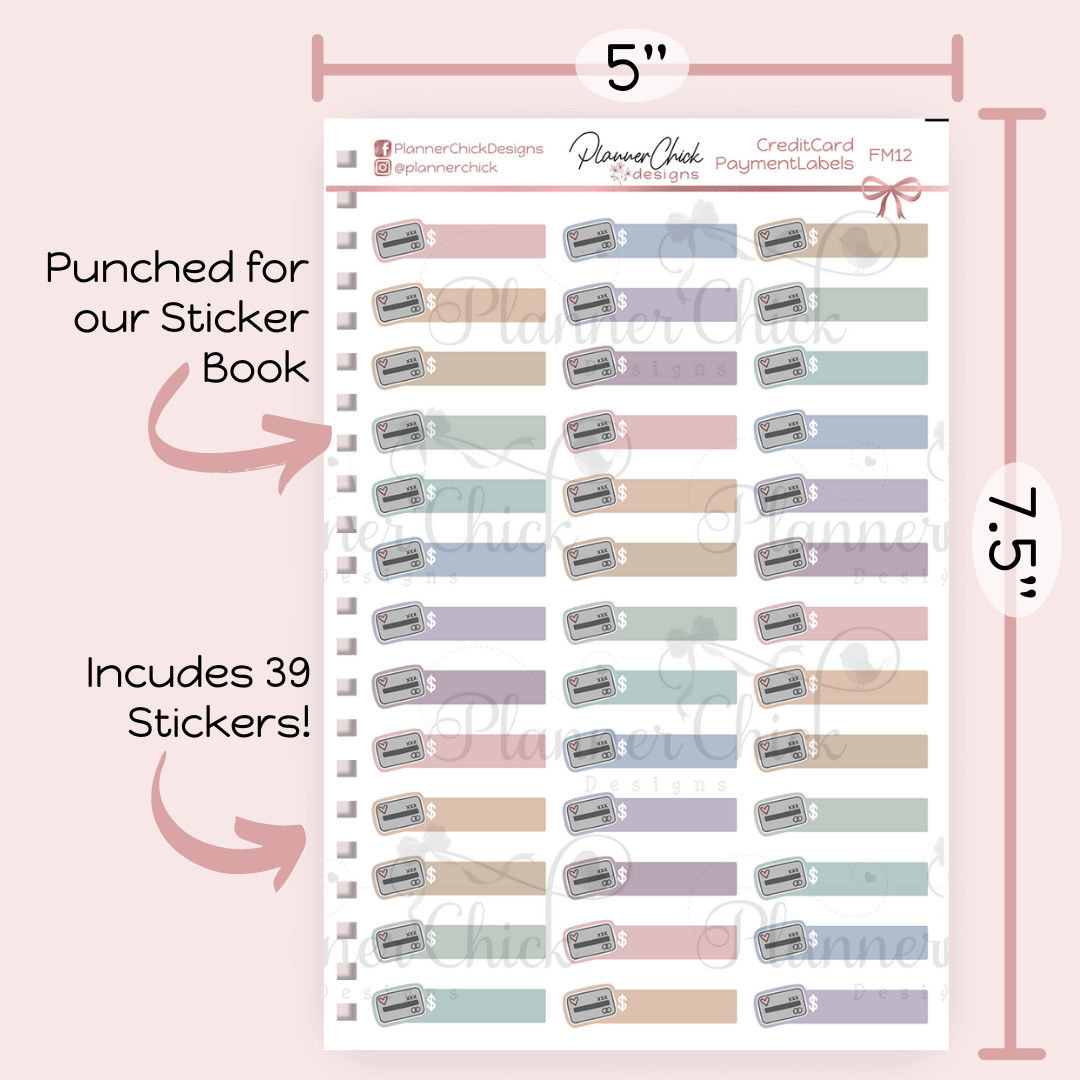 Bill Payment Labels