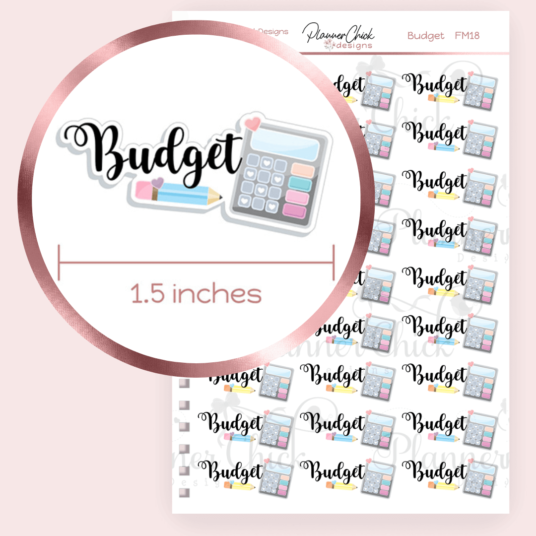 Budget Planner Stickers