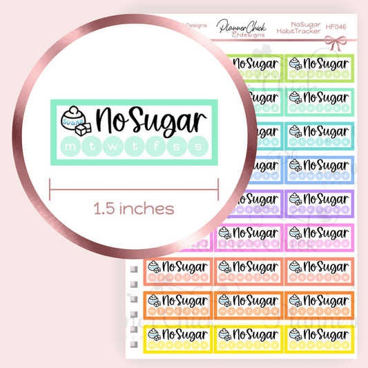 No Sugar Habit Trackers