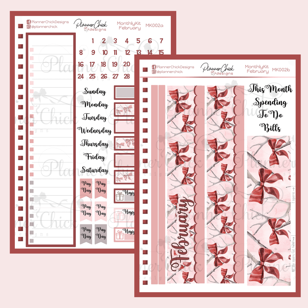 Monthly & Dashboard Kits ~ February