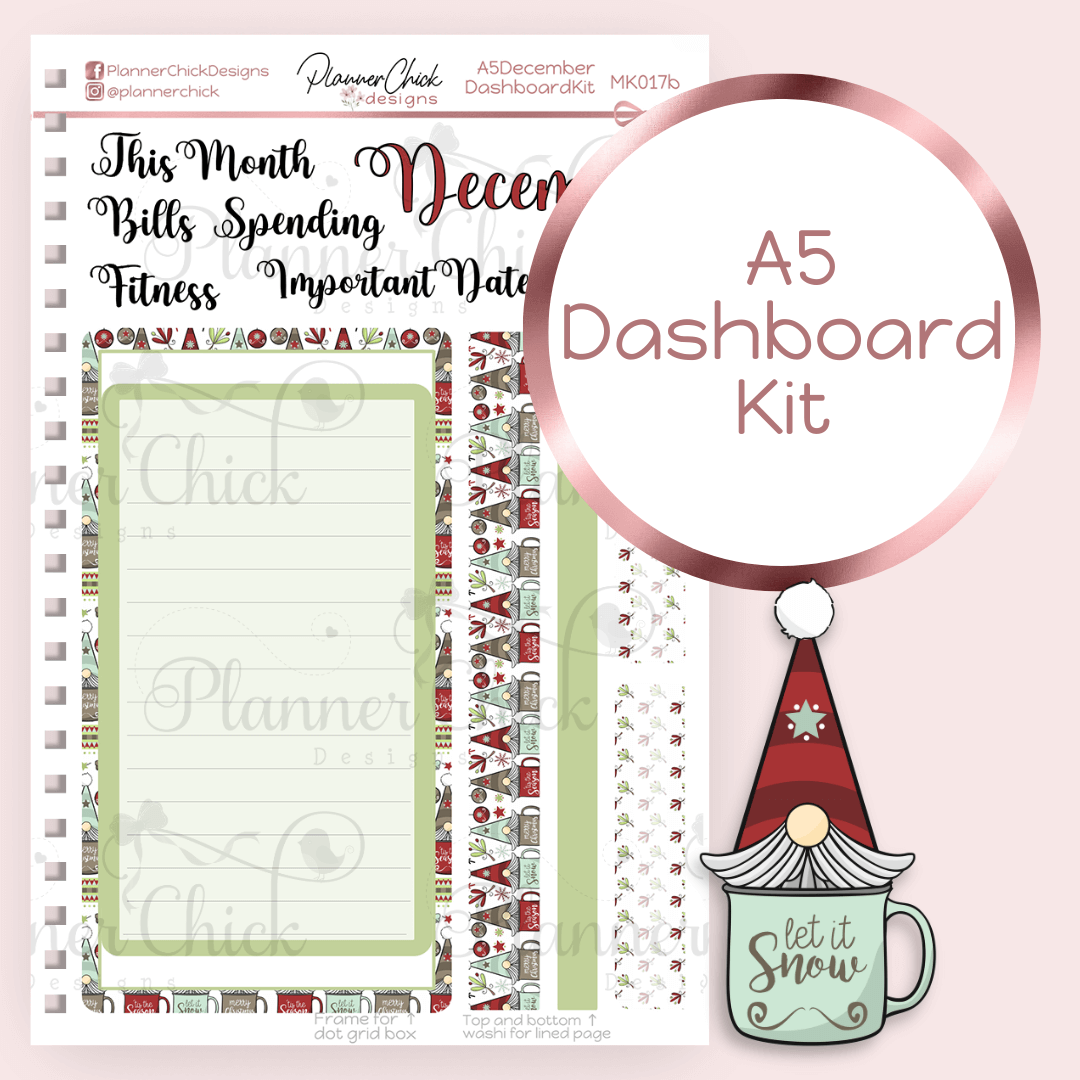 Dashboard Kit ~ Christmas Gnomes (for December)