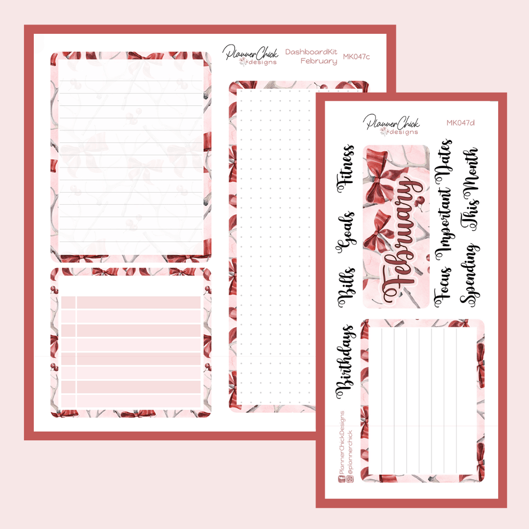 Monthly & Dashboard Kits ~ February