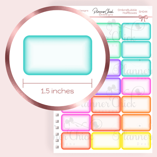 Ombre Bubble Boxes