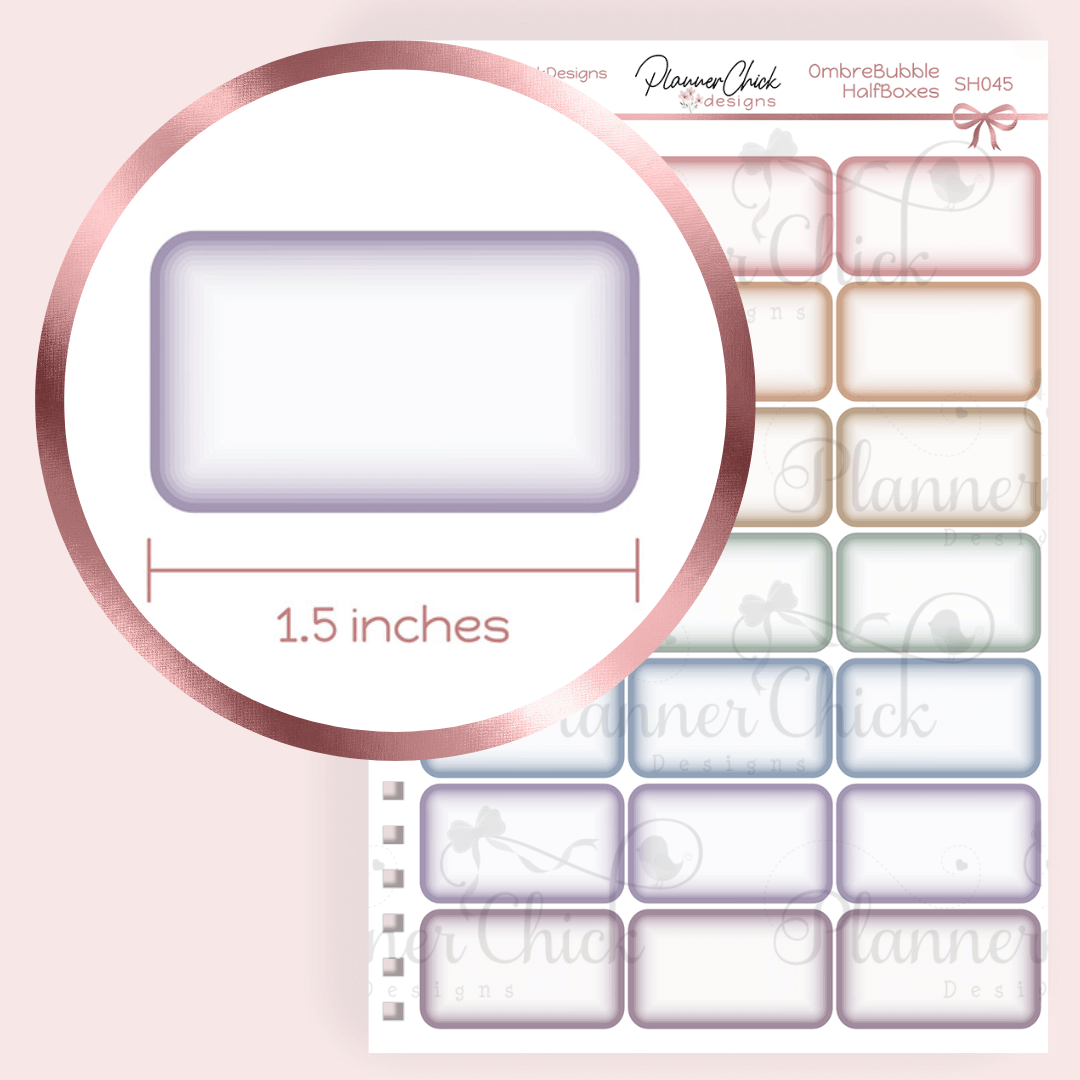 Ombre Bubble Boxes